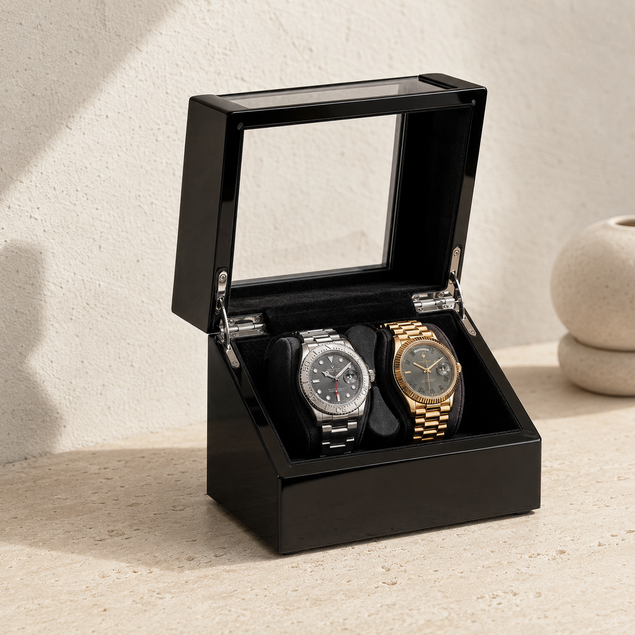 The Belmont | Double Watch Winder
