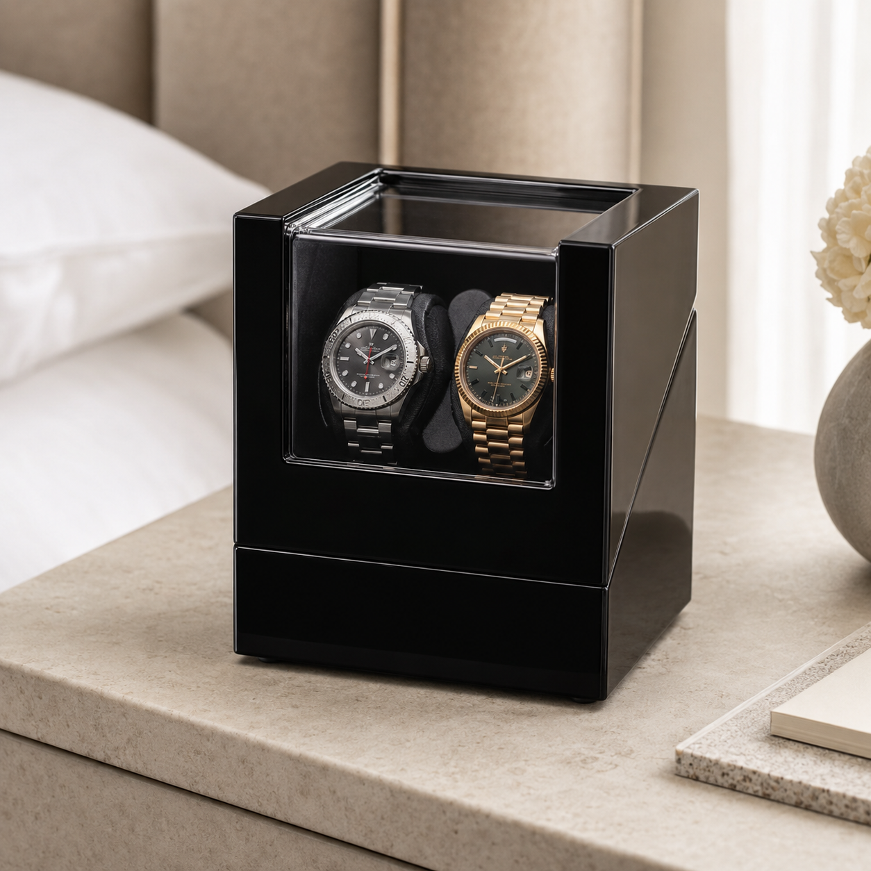 The Belmont | Double Watch Winder
